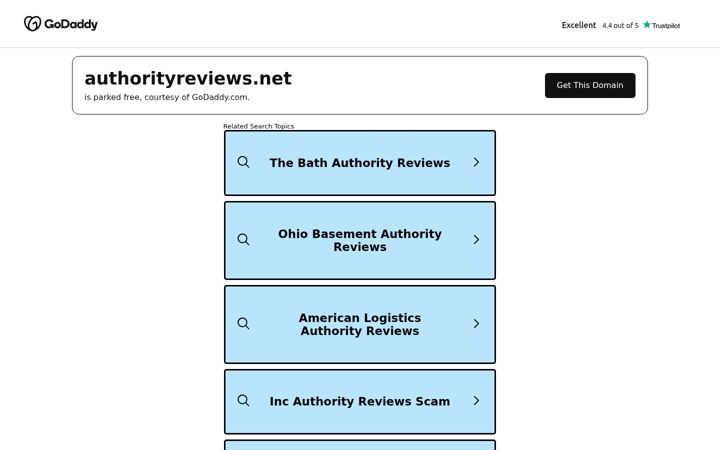 Screenshot of authorityreviews.net