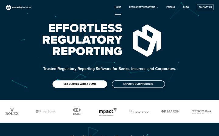 Zrzut ekranu authoritysoftware.co.uk