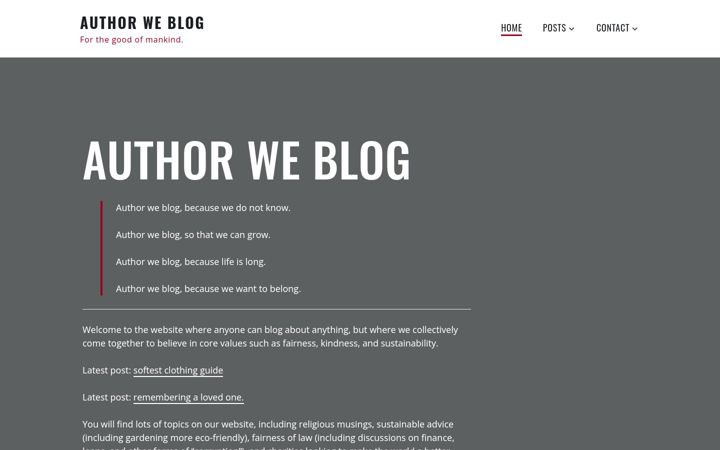 Screenshot di authorweblog.com