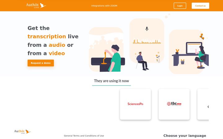 Screenshot of authot.live
