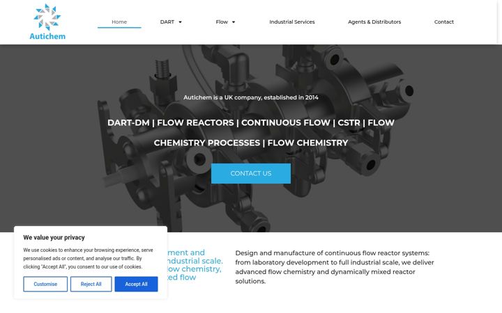 Screenshot of autichem.co.uk
