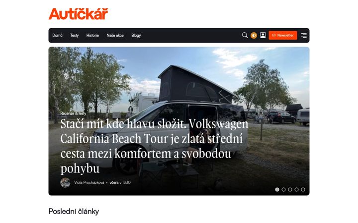 Screenshot of autickar.cz