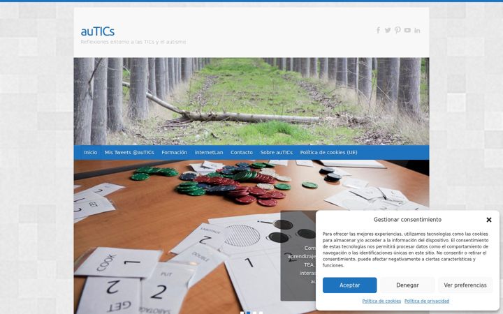 Screenshot of autics.org