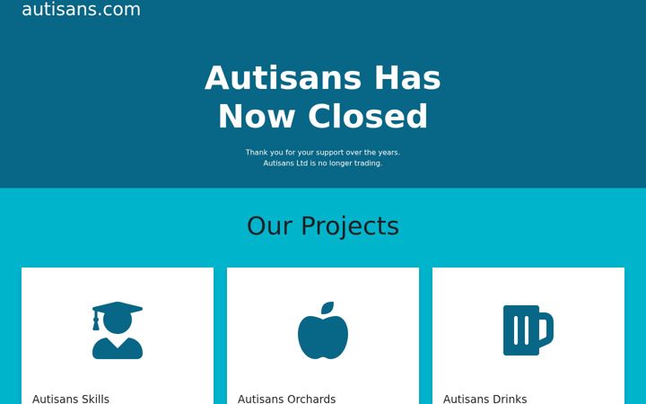 Screenshot of autisans.com