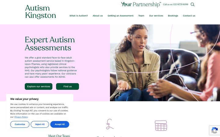 Screenshot of autism-kingston.co.uk