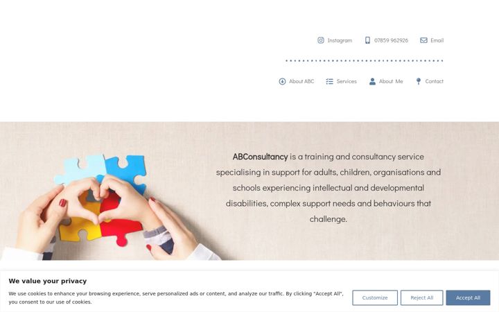 Screenshot of autismconsultancy.co.uk