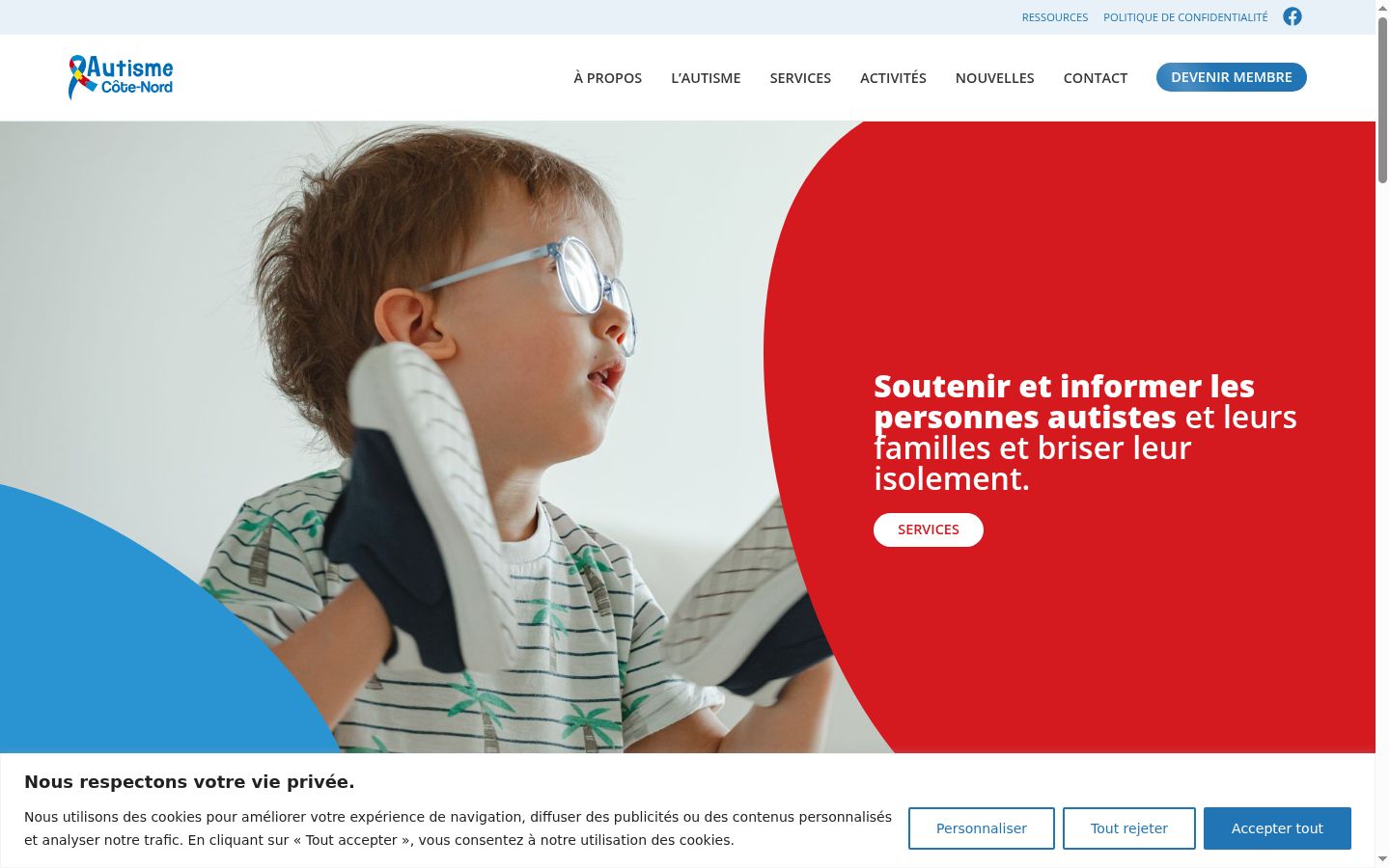 Sutikimo reklamjuostės, rodytos prieš bet kokią sąveiką, ekrano kopija