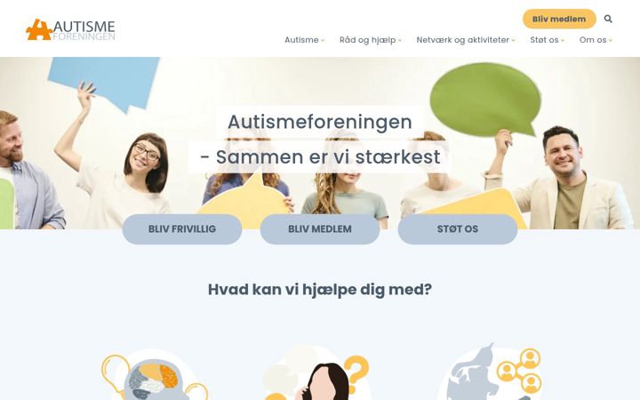 Ekrano kopija autismeforening.dk
