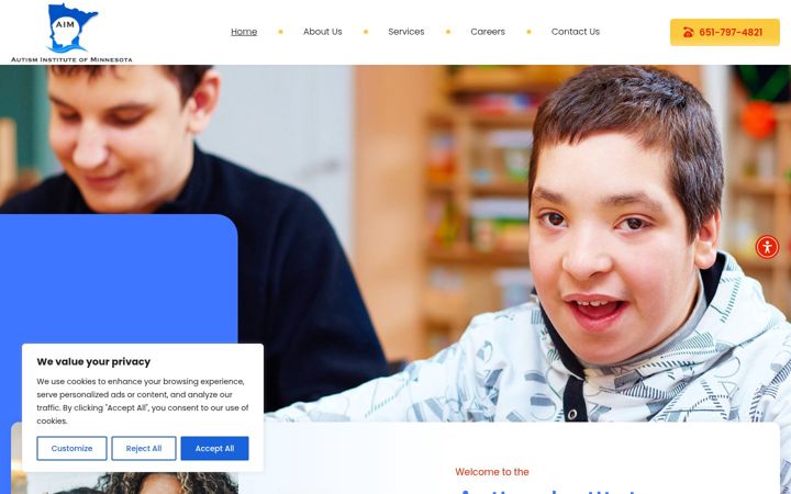 Screenshot of autismimn.com