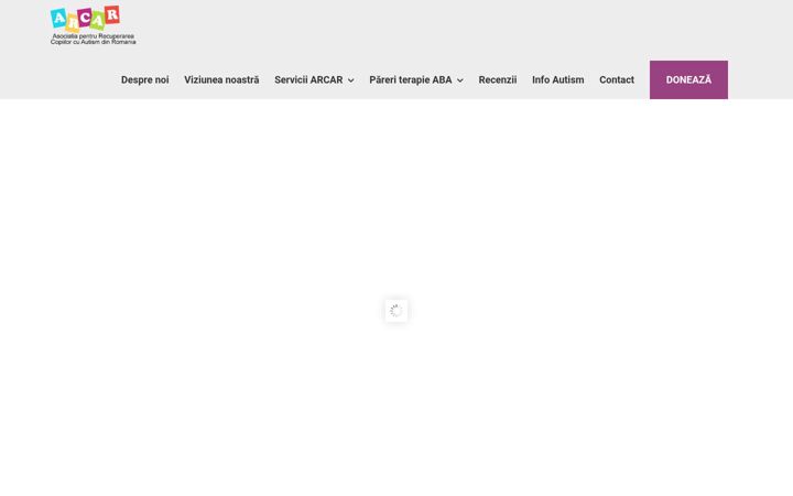 Screenshot of autisminfantil.ro