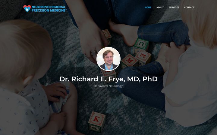 Screenshot of autismneuro.com
