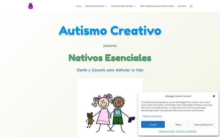 Screenshot von autismocreativo.com
