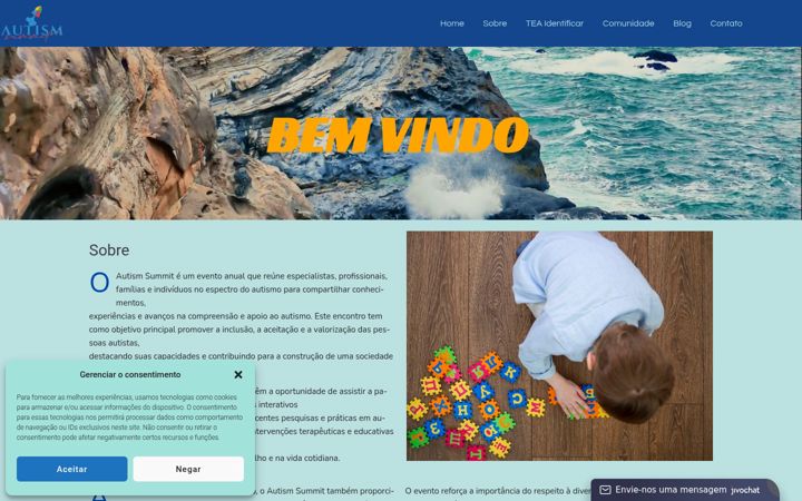 Screenshot of autismsummit.site