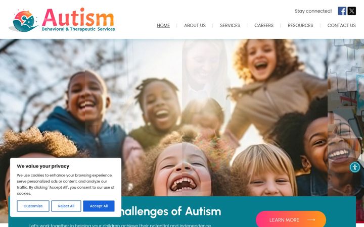 Screenshot von autismtbs.com