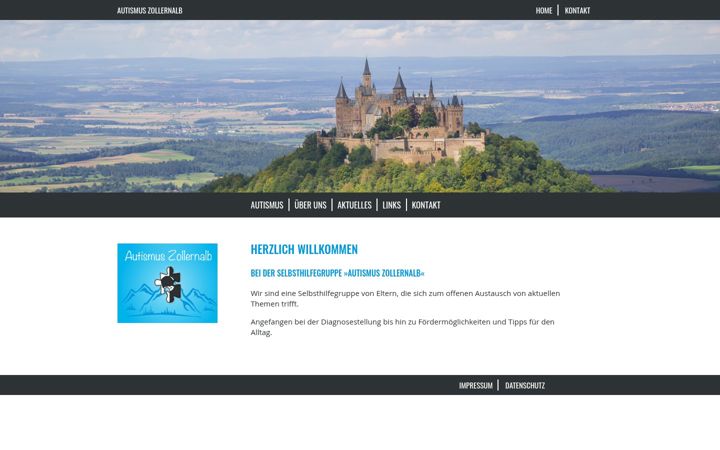 Screenshot of autismus-zollernalb.de