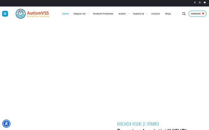 Screenshot of autismvss.ro