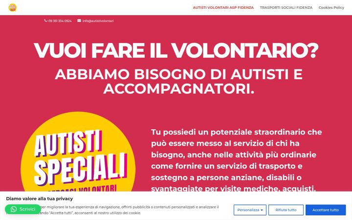Screenshot of autistivolontari.it