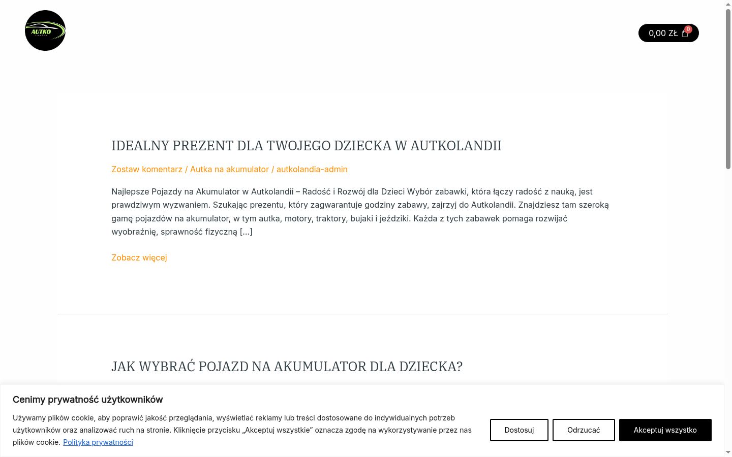 Ekrānuzņēmums ar piekrišanas baneri, kas tika rādīts pirms jebkādas mijiedarbības