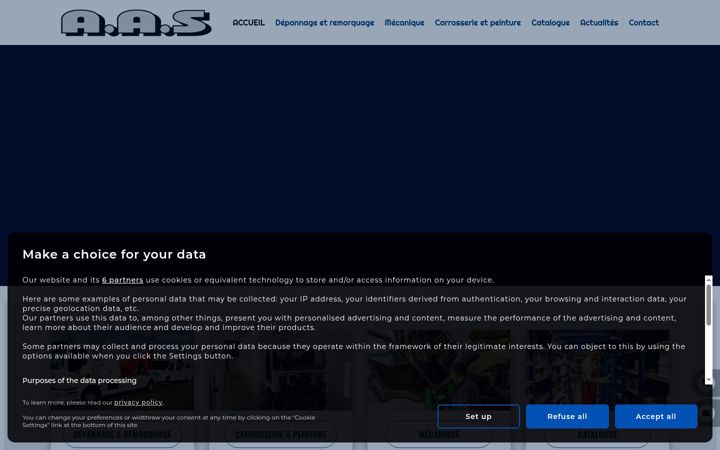 Screenshot of auto-action-service-meaux.fr