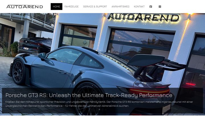 Screenshot of auto-arend.de