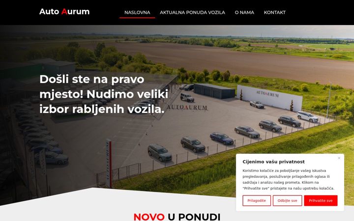 Screenshot of auto-aurum.hr