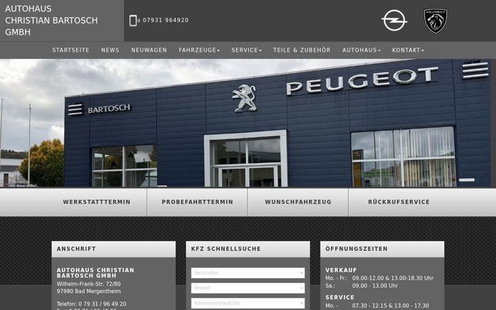 Screenshot of auto-bartosch.com