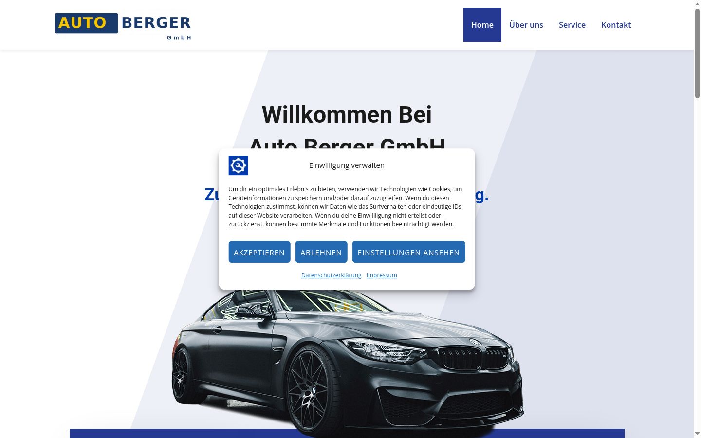 Screenshot tal-banner tal-kunsens muri qabel kwalunkwe interazzjoni