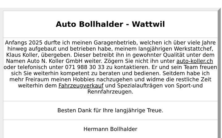 Screenshot of auto-bollhalder.com