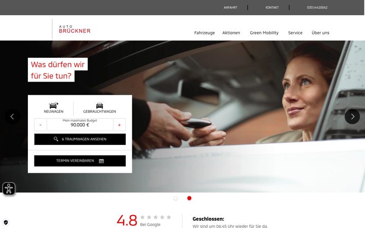 Screenshot of auto-brueckner.de