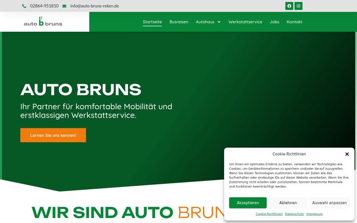 Screenshot of auto-bruns-reken.de