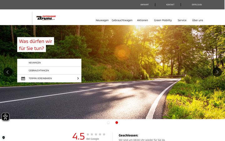 Screenshot of auto-bruns.de