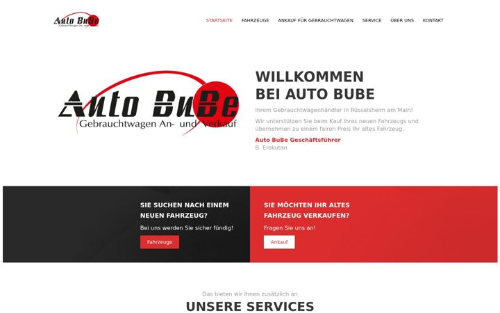 Screenshot του auto-bube.de