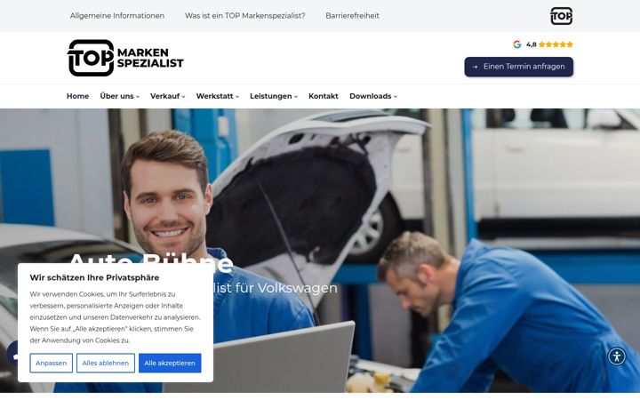 Screenshot of auto-buehne.de