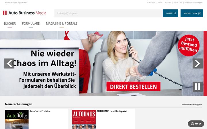 Screenshot του auto-business-shop.de