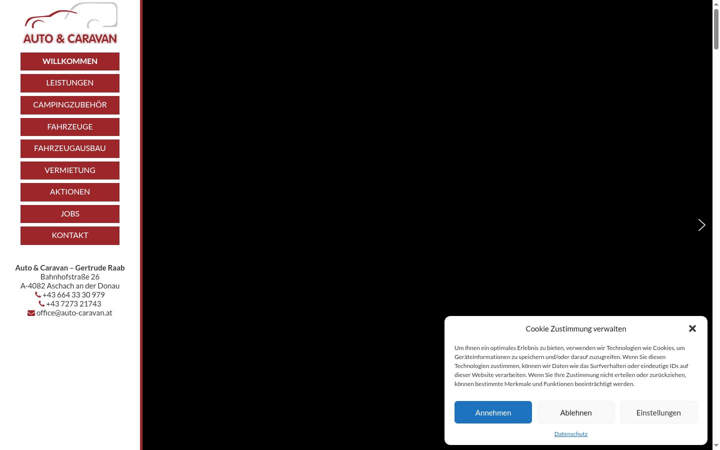 Snímka obrazovky banera súhlasu zobrazeného pred akoukoľvek interakciou