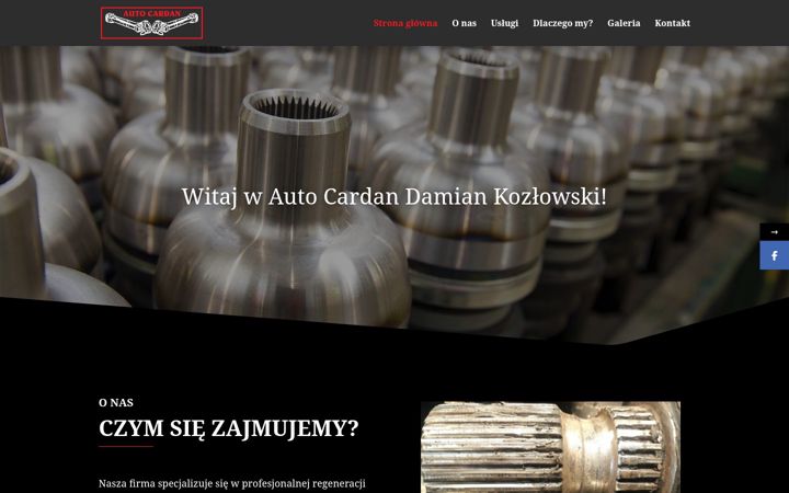 Screenshot of auto-cardan.pl