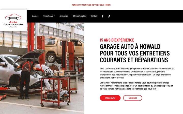 Képernyőkép: auto-carrosseriesarl.lu