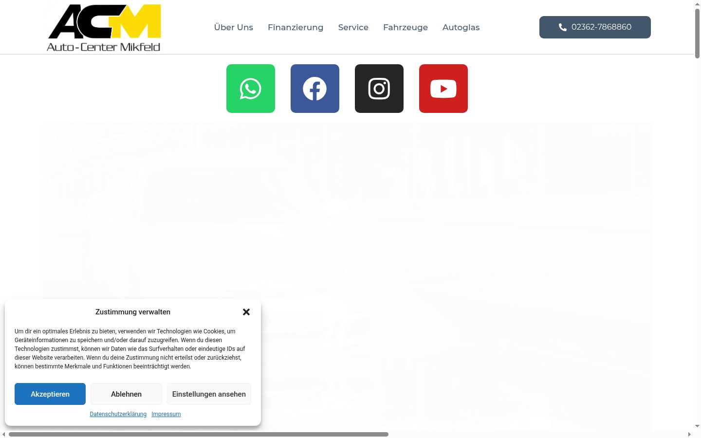 Snímek obrazovky baneru souhlasu zobrazeného před jakoukoli interakcí