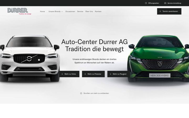 Screenshot of auto-centerdurrer.ch
