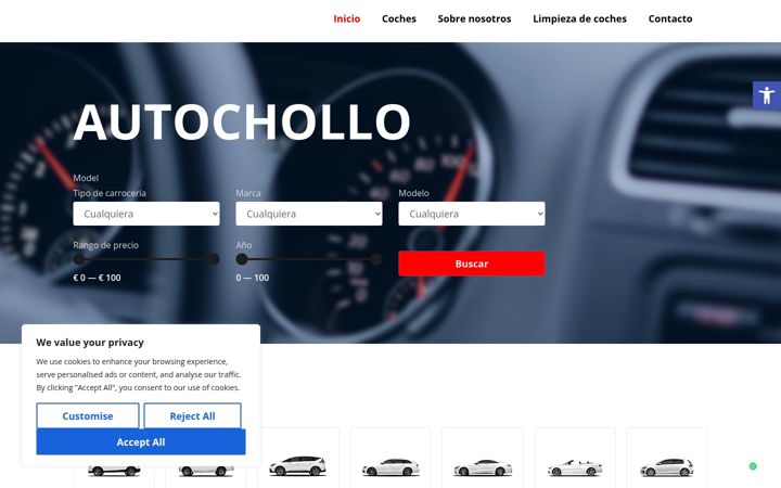 Screenshot of auto-chollo.es