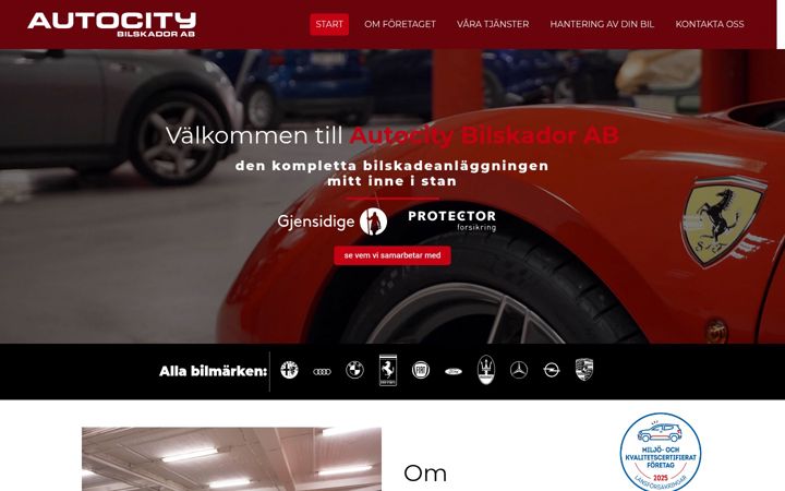 Screenshot of auto-city.se