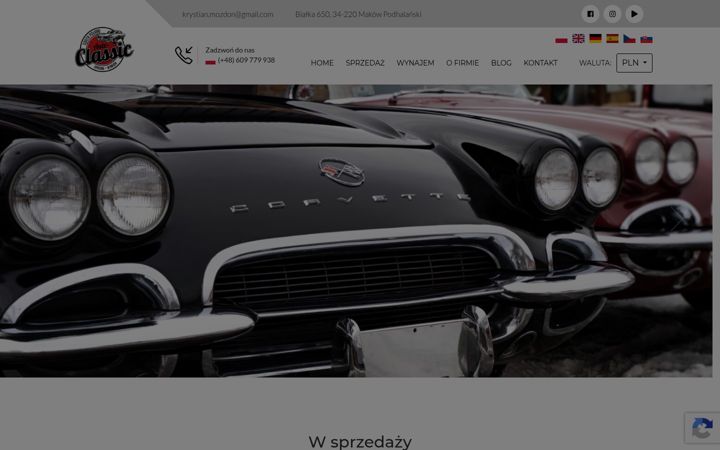 Screenshot of auto-classic.com.pl