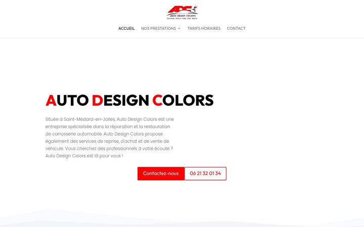 Screenshot von auto-design-colors.com