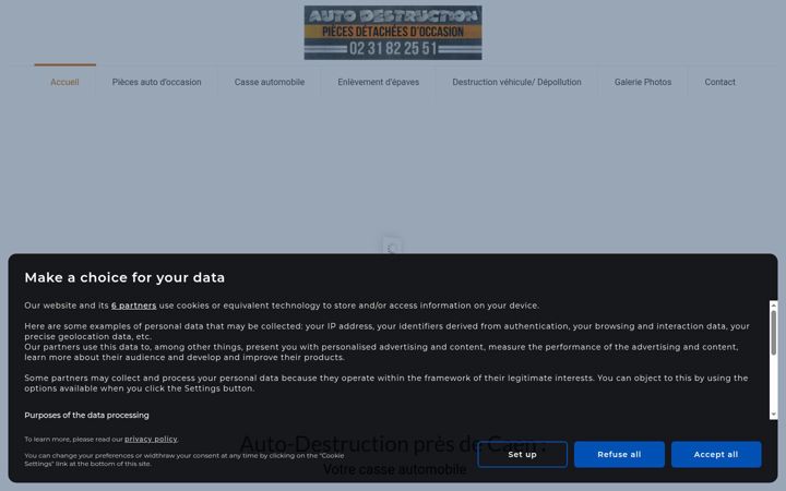 Screenshot von auto-destruction.com