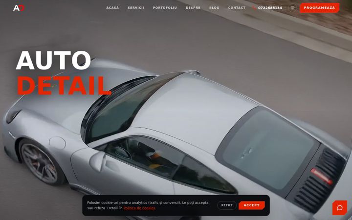 Screenshot von auto-detail.ro