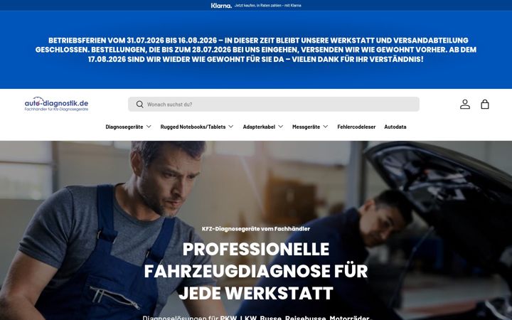 Screenshot von auto-diagnostik.de