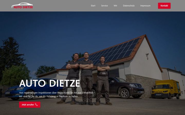 Screenshot of auto-dietze.de