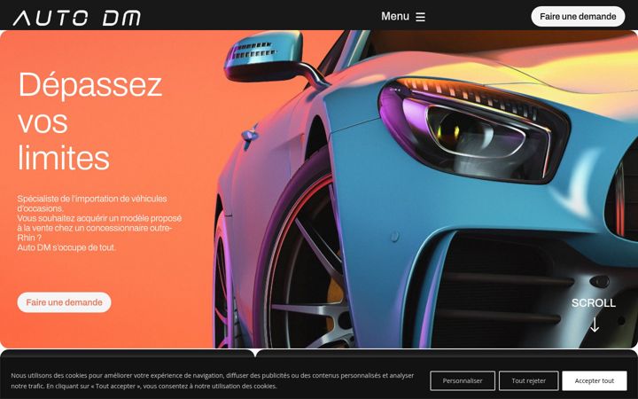 Screenshot of auto-dm.com