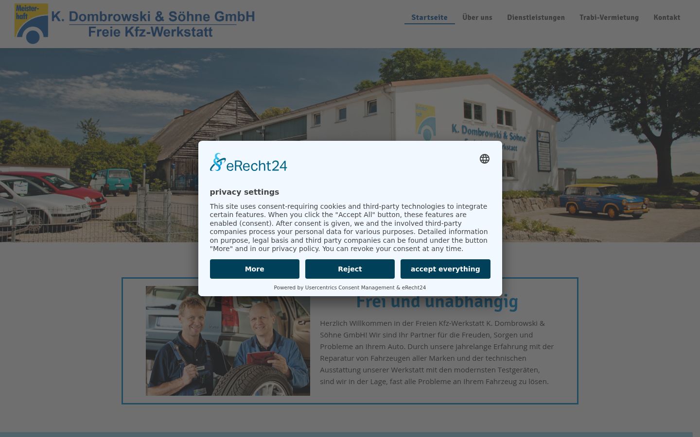 Sutikimo reklamjuostės, rodytos prieš bet kokią sąveiką, ekrano kopija