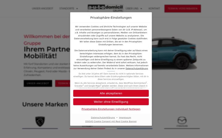 Zrzut ekranu auto-domicil.de